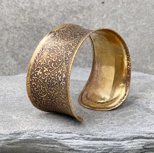 Elfi Cuff Flower ☆Brass☆