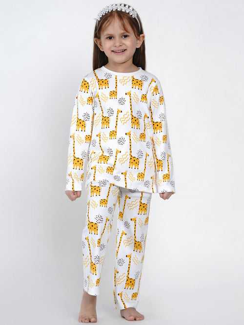 Berrytree Organic Night Suit Giraffe Girl