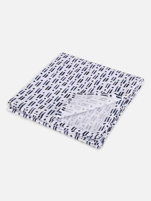 Berrytree Baby Swaddle/ Wrapping Cloth Blue Lines