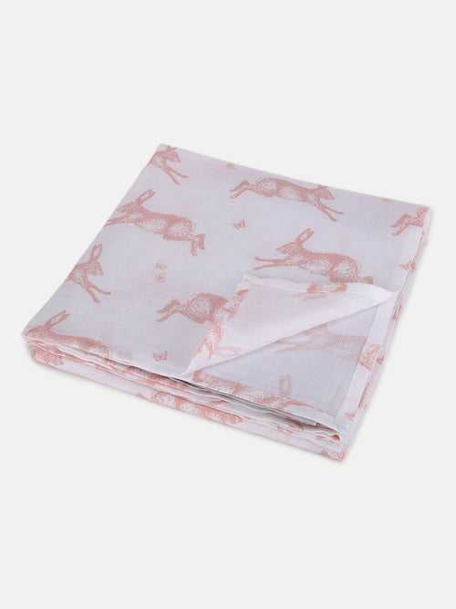 Berrytree Baby Swaddle/ Baby Wrapper : Pink Rabbit