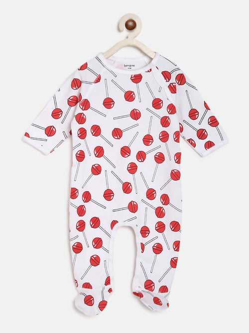 Berrytree Organic Cotton Baby Rompers : Lollipops