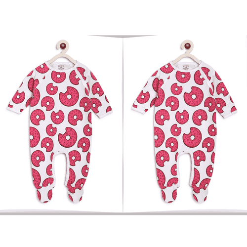 Berrytree Twins Baby Dress : Donuts Romper