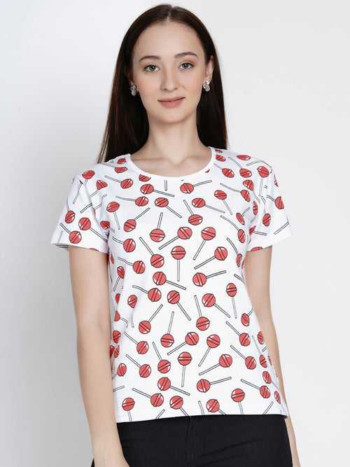 Berrytree Organic Cotton  Women T-shirt Lollipop