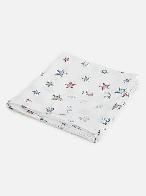 Berrytree Baby Swaddle / Wrap Blanket Colorful Stars