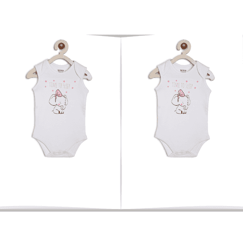 Twins Babies Onesies : Elephant Print