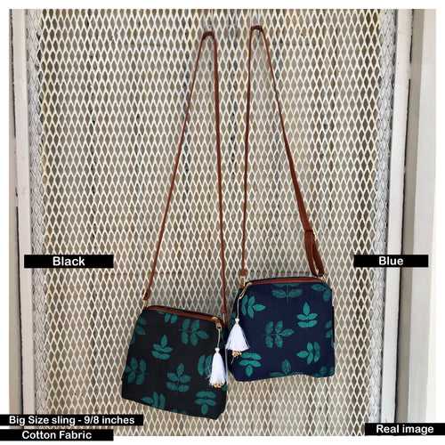 AVA - Leaf Print - Big Size Sling