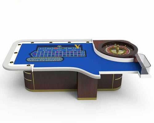 Jumeirah Series Roulette Table- Casino Quality, Heavy Wood