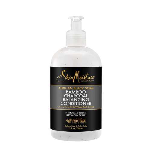 Shea Moisture - African Black Soap Bamboo Charcoal Deep Balancing Conditioner - 13 Oz