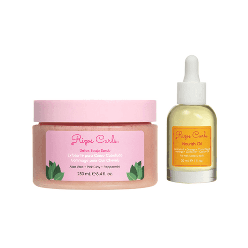 Rizos Curls Love My Scalp Duo (Detox Scalp Scrub & Nourish Oil)