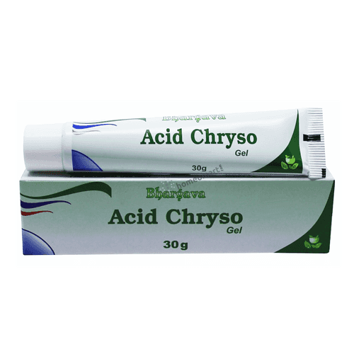 Bhargava Acid Chryso Gel for Eczema & Psoriasis Relief 10% Off
