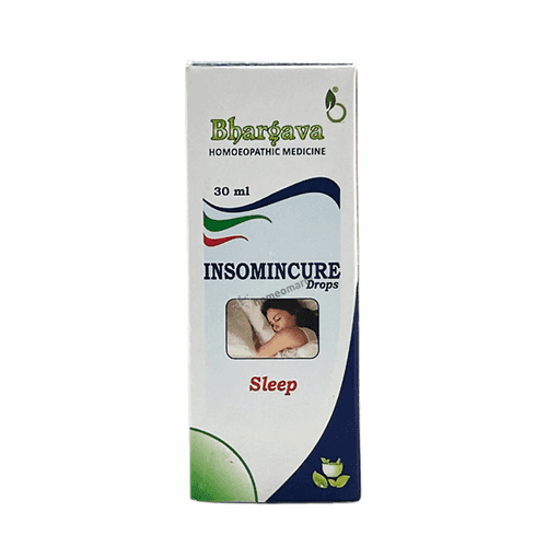 Bhargava Insomincure drops for insomnia (Difficulty in sleeping)