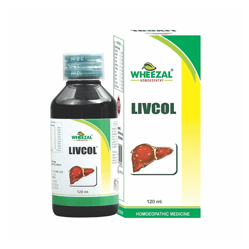 Wheezal Livcol Liquid for Jaundice and Hepatic ailments