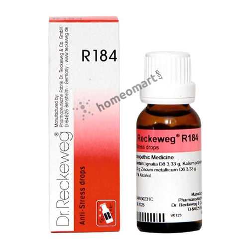Dr. Reckeweg R184 Anti-Stress Drops: Your Solution for Anxiety, Sleep, and Emotional Balance