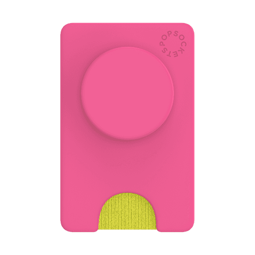 PopSocket Wallet+ Neon Pink