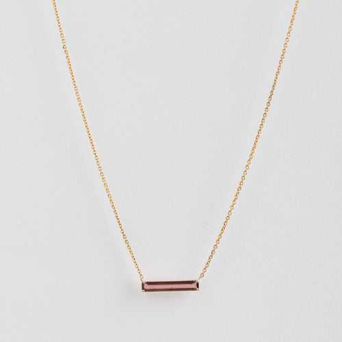 Tourmaline Bar Necklace