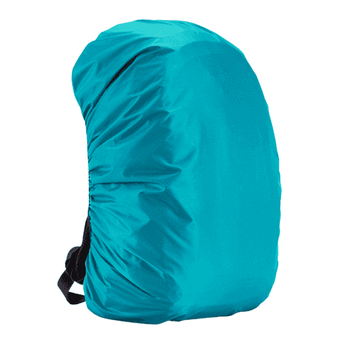 Rain Cover & Dust Protection Cover for School Bags Laptop Backpacks | Turquoise Blue