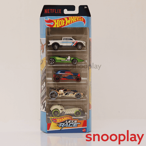 Diecast Hotwheels Let's Race - Pack of 5 Cars
