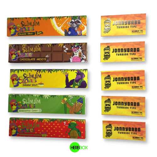 Slimjim Flavored Rolling Paper Combo King Size