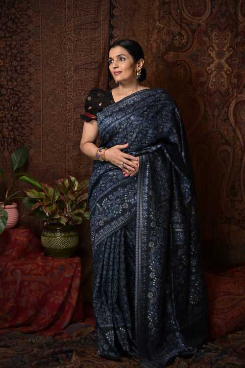 Rich and Royal Silk Kashmiri Saree