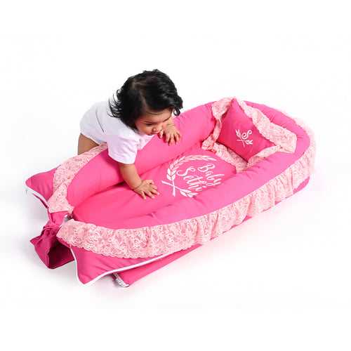 Babyrobe Fuchsia Pink Bedding+Cushion