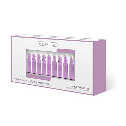 Prolixr 10 Day Age Defying Concentrate Serum Ampoule - Treats Wrinkles & Fine Lines - Boosts Collagen Production - For All Skin Types - 2ml X 10