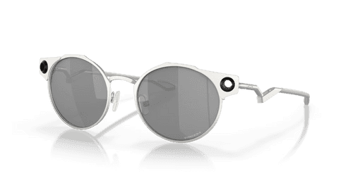 Oakley Deadbolt Prizm Black Lenses, Satin Chrome Frame