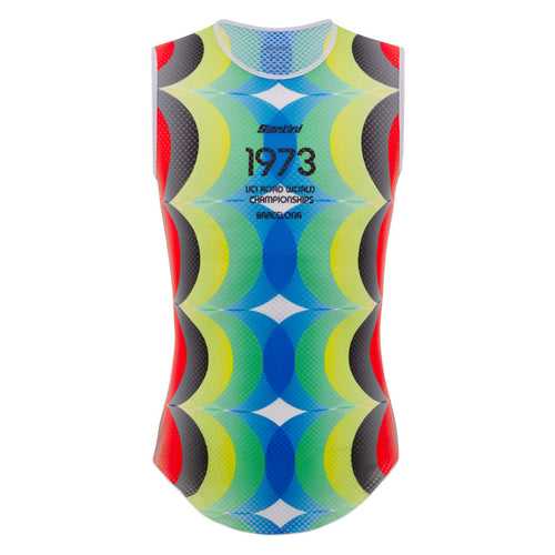 Santini UCI Barcelona 1973 Baselayer - Print