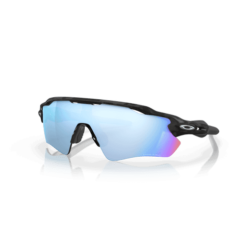 Oakley Radar Prizm Deep Water Polarized Lenses - Matte Black Camo Frame