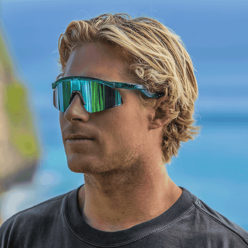 Oakley Hydra Prizm Sapphire Lenses - Trans Artic Surf Frame
