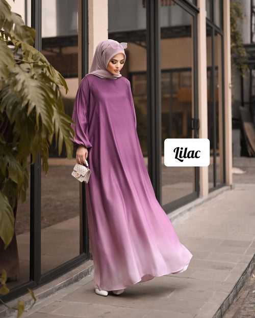 Inaya Abaya Eid Special Shaded Abaya (Imported) (Korean Nida)