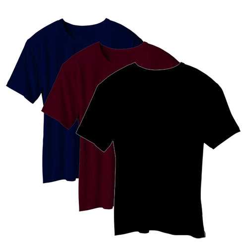 Dark T shirts Combo-Plain