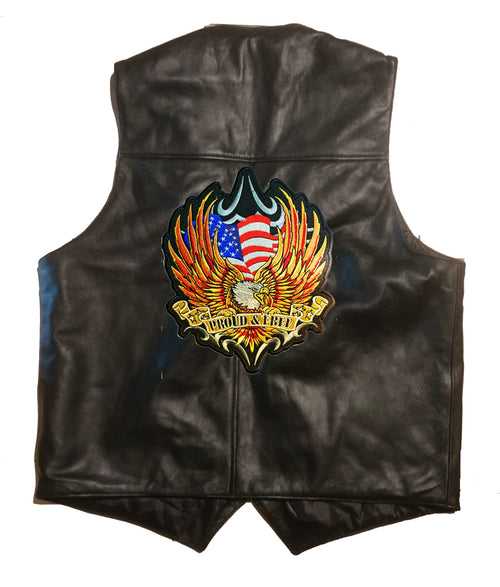 Proud and Free Leather Vest
