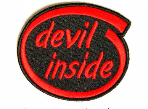 Devil Inside Patch- 4.2 x 3.5 inches