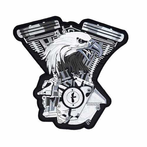 Torque Eagle Biker Back Patch- 11.5 x 11 inches