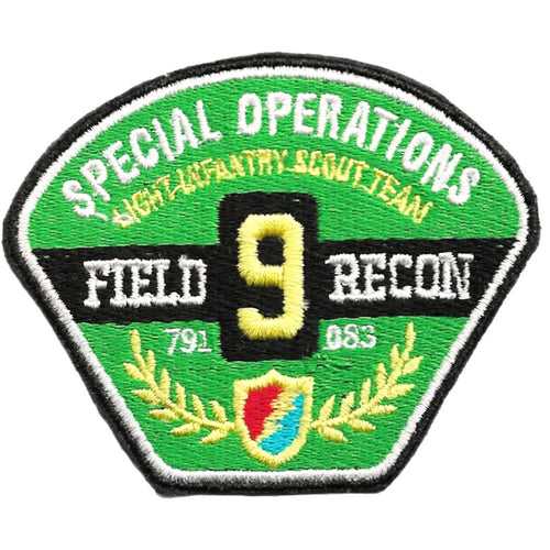 Green Ops patch 3.7 x 2.8 inches