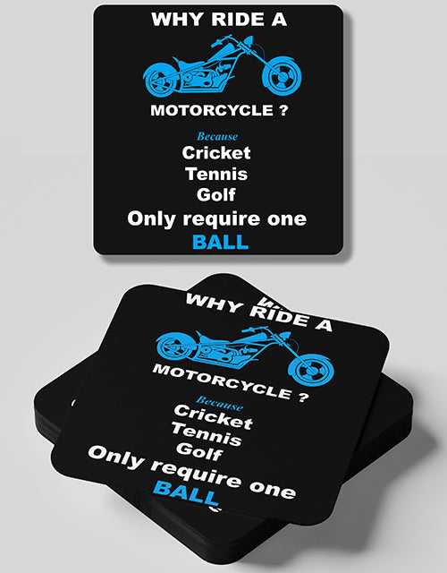 Reason To Ride - 4 Coasters Set