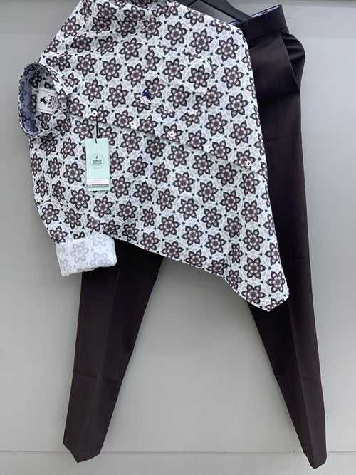 Printed Shirt with Trouser Pant (Combo)