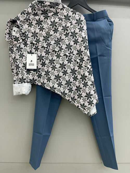 Printed Shirt with Trouser Pant (Combo)