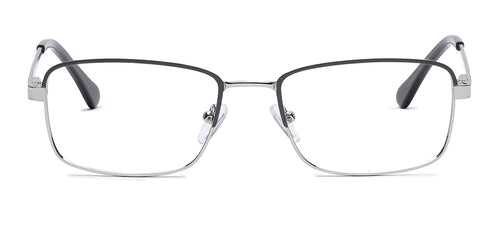 Specsmakers Blue Zero Unisex Computer Glasses Full Frame Rectangle Large 53 Metal SM CW1193