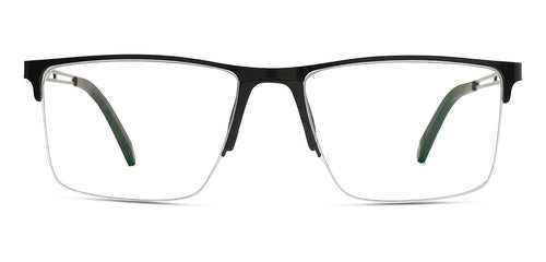 Specsmakers signa Unisex Eyeglasses Half_Frame Square Large 54 Metal SM AN3057