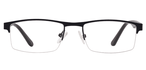 Specsmakers Blupro Dura Unisex Computer Glasses Half_Frame Rectangle Medium 51 Metal Blupro_SM AMQ9108