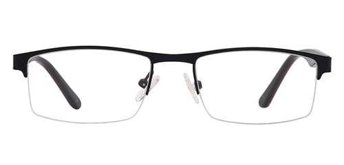 Specsmakers Blue Zero Unisex Computer Glasses Half_Frame Rectangle Medium 51 Metal SM AMQ9108