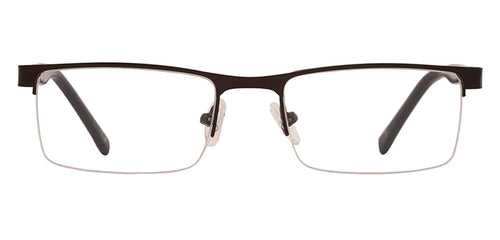 Specsmakers Dura Unisex Eyeglasses Half_Frame Rectangle Medium 51 Metal SM ANH3012