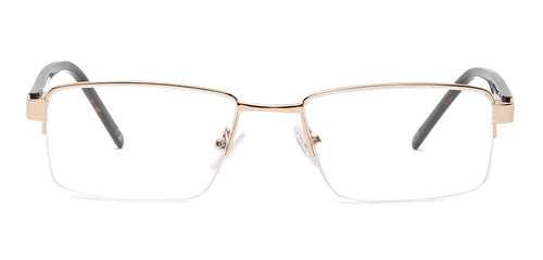 Specsmakers Dura Unisex Eyeglasses Half_Frame Rectangle Medium 51 Metal SM ANJ3041