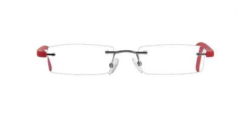 Specsmakers Dura Unisex Reading Glasses Rimless Rectangle Medium Metal SM RD106A(+1.75 Power)