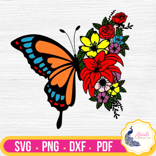 Flutter Craft Butterfly Templates