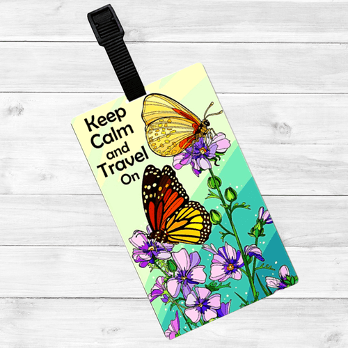 Luggage Tag - Butterfly Blooms