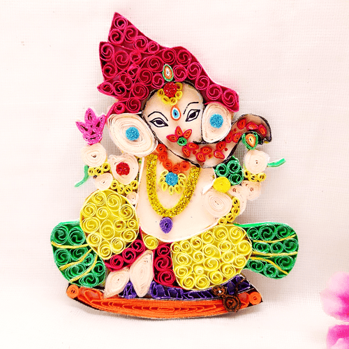 Fridge Magnets - Ganesha - Quilled Art