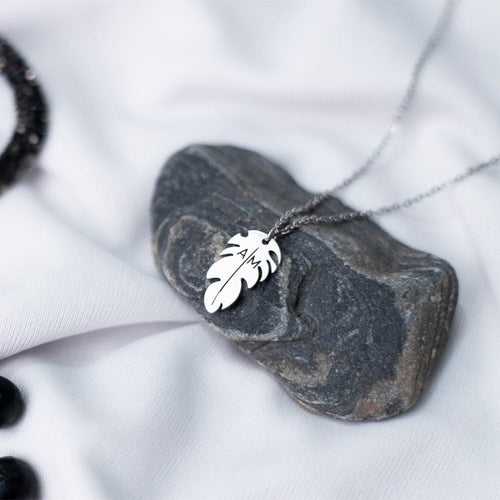 Personalised Leaf Pendant