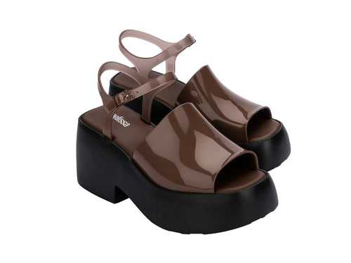 Melissa Pose Ad Brown Platform Sandal